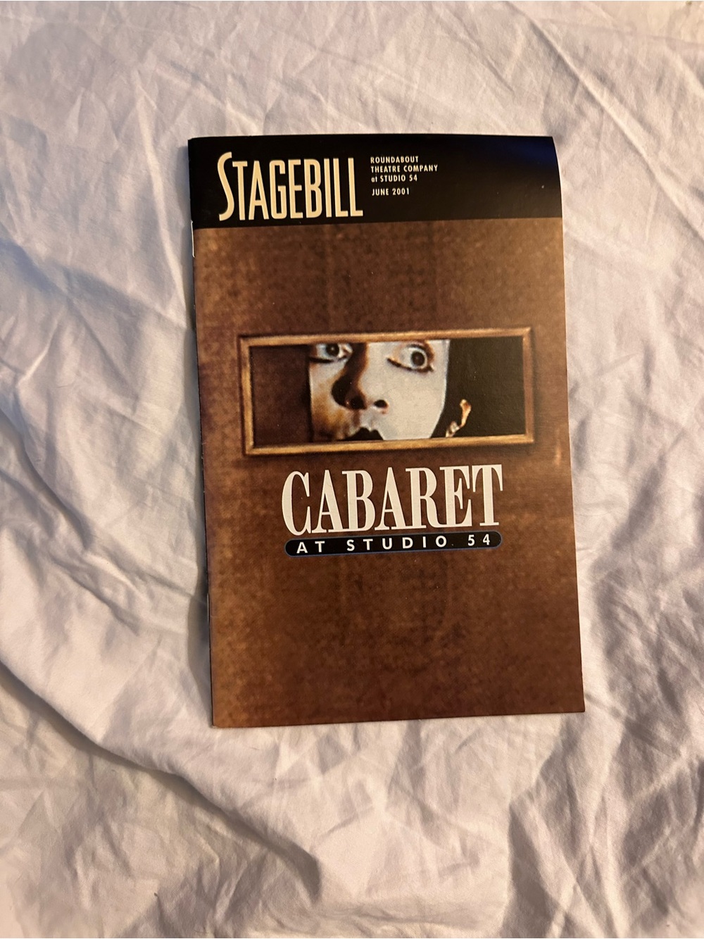 CABARET at Studio 54 Program - Brown
